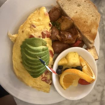 Immigrant Son Caffe - Parisian omelette either potatoes and fruit - New American Near Me - Ventura, California Immigrant Son Caffe - Parisian omelette either potatoes and fruit - New American Near Me - Ventura, California