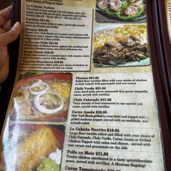 La Cabana Restaurant - Mexican Near Me - Acton, California
