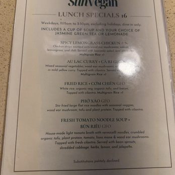 The Sun Vegan - menu - Vegan Near Me - Fountain Valley, California The Sun Vegan - menu - Vegan Near Me - Fountain Valley, California