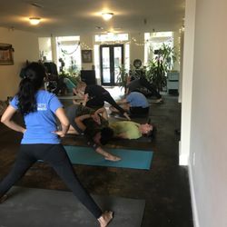 Richmond City Yoga - Mysore: teacher-assisted self-practice.