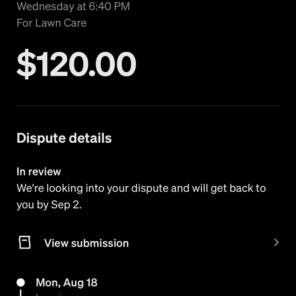 Lowe Scapes - The cash app dispute since he did not perform any lawn service although I paid him - Lawn Services Near Me - Villa Rica, Georgia Lowe Scapes - The cash app dispute since he did not perform any lawn service although I paid him - Lawn Services Near Me - Villa Rica, Georgia