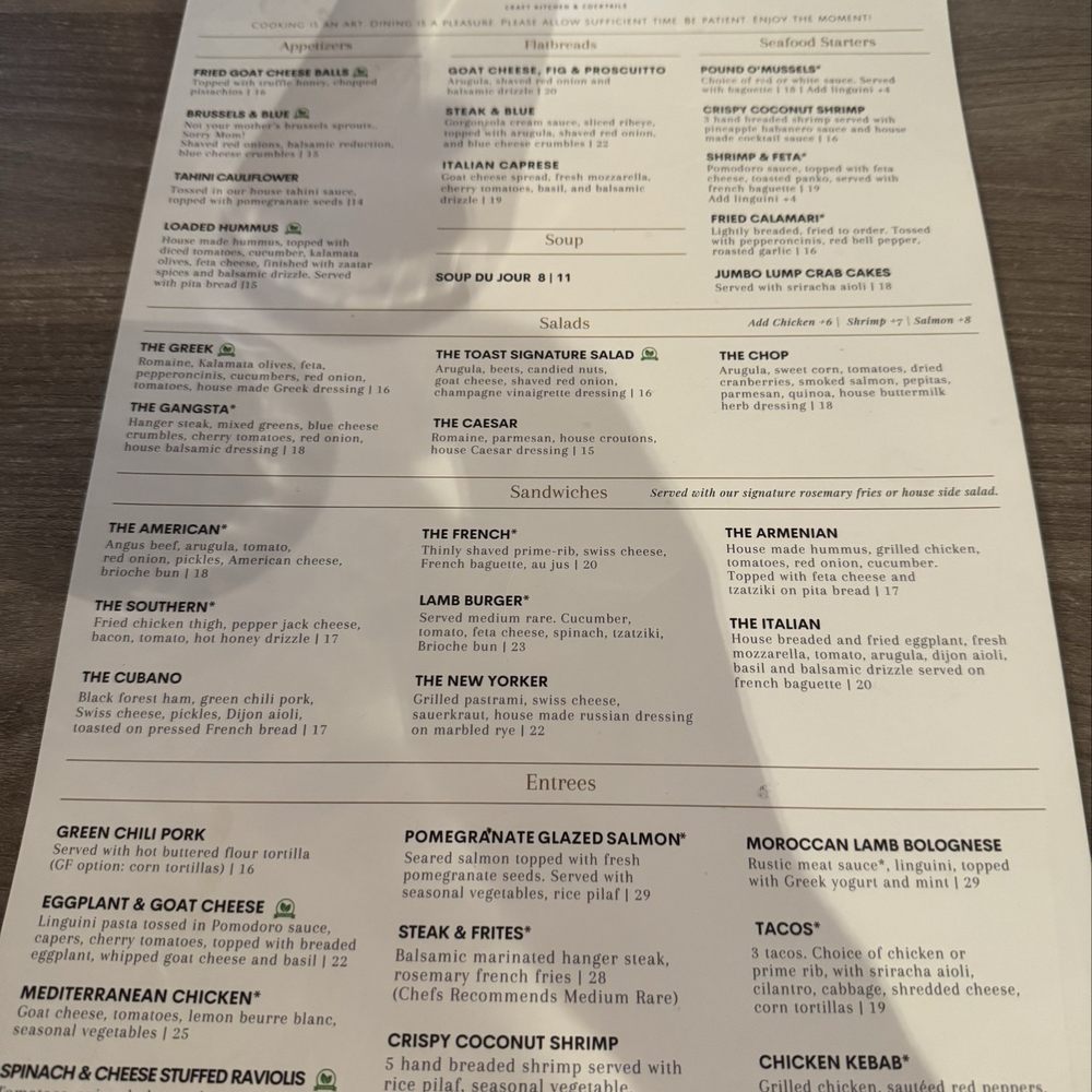 The Toast - Menu - Salad Near Me - Surprise, Arizona The Toast - Menu - Salad Near Me - Surprise, Arizona