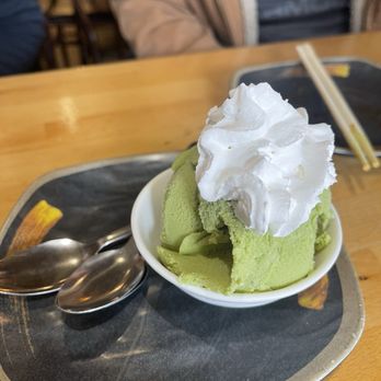Sushi Taku - Green tea ice cream - Japanese Near Me - Chicago, Illinois Sushi Taku - Green tea ice cream - Japanese Near Me - Chicago, Illinois