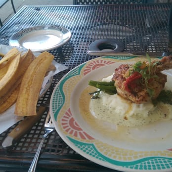 Ena - Fried plantain chips, instead of tostones, & a smallish chicken breast that you can buy anywhere else for about half the price. - Latin American Near Me - Minneapolis, Minnesota