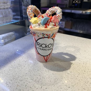 Ricko’s Churro Bar - The unicorn milkshake - Desserts Near Me - Charlotte, North Carolina Ricko’s Churro Bar - The unicorn milkshake - Desserts Near Me - Charlotte, North Carolina