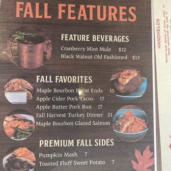 Brick's Smoked Meats - Fall menu - New American Near Me - Brandon, Florida