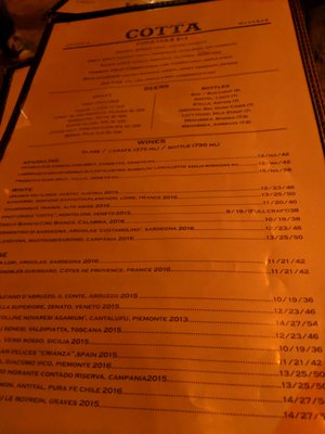 Menu photo 8 Osteria Cotta New York, NY Menu photo 8 Osteria Cotta New York, NY