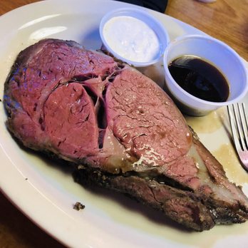 Texas Roadhouse - Medium rare 10 oz. prime rib with au jus sauce and creamy horseradish. Only reason I come. - Barbeque Near Me - Riverview, Florida