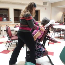 Springfield Massage Works - Health Fair St Agnes Cathedral we travel well Megan Scott