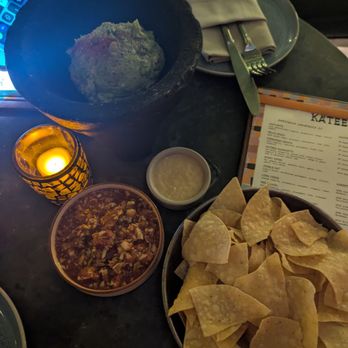 Ka'teen - Chips and salsa with guacamole - Mexican Near Me - Los Angeles, California Ka'teen - Chips and salsa with guacamole - Mexican Near Me - Los Angeles, California