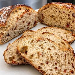 Farm To Cake Bakery - Sundried tomato slow fermented sourdough.