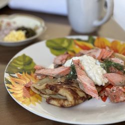 Martini Brunch - Smoked salmon crepe