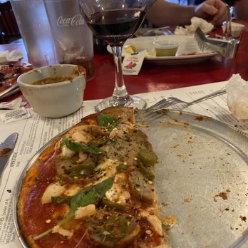 Ardovino's Pizza - a half eaten pizza - Pizza Near Me - El Paso, Texas