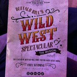 The Cody Theatre - The program for the Summer Show 2026