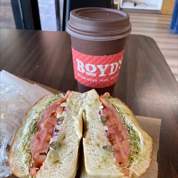 John's Bagel Deli - New Yorker with added capers - Bagels Near Me - Simi Valley, California
