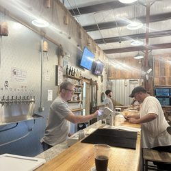 Carolina Crab Brewing Company - First drink at the bar.