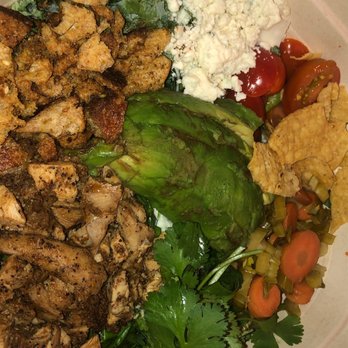 sweetgreen - Healthy Salads, Wraps, and Bowls - Buffalo chicken bowl with some avocado and extra basil and tortilla chips - Salad Near Me - New York, New York sweetgreen - Healthy Salads, Wraps, and Bowls - Buffalo chicken bowl with some avocado and extra basil and tortilla chips - Salad Near Me - New York, New York