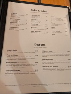 Menu photo 7 El Mono Berkeley, CA