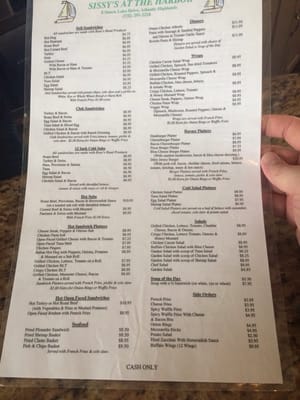 Menu photo 6 Sissy's At the Harbor Atlantic Highlands, NJ Menu photo 6 Sissy's At the Harbor Atlantic Highlands, NJ