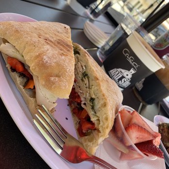 Rail Side Cafe - Turkey Caprese - Coffee & Tea Near Me - San Dimas, California