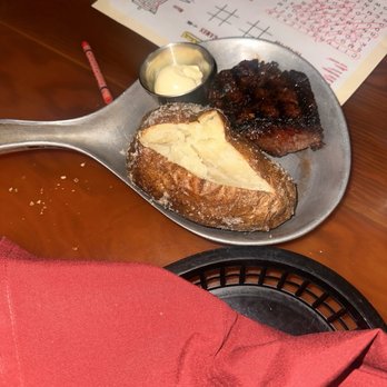 Cattlemens - Pete Jr.'s Steak with baked potato. - Seafood Near Me - Dixon, California
