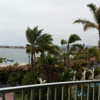 Bahia Resort Hotel - View from our room on the 4th floor, room 680 - San Diego, CA