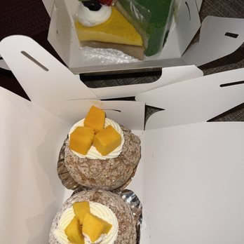 Sweet Cake - Mango Cream Puffs, Cakes - Desserts Near Me - Flushing, New York