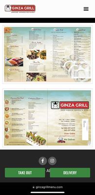 Menu photo 3 Ginza Japanese Grill Charleston, SC Menu photo 3 Ginza Japanese Grill Charleston, SC