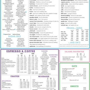Aloha Shave Ice & Coffee Shoppe - Check out their menu! - Shaved Ice Near Me - Bethany, Oklahoma