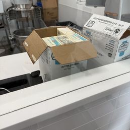 Raw materials left out and not properly stored. Raw materials left out and not properly stored.