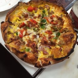Time Out Cafe - Peppers onions bacon sausage cheese and eggsss!!!!