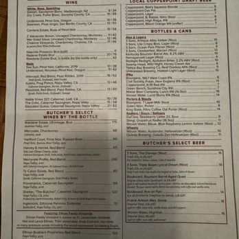 The Butcher and The Bar - Drinks menu - Butcher Near Me - Boynton Beach, Florida The Butcher and The Bar - Drinks menu - Butcher Near Me - Boynton Beach, Florida