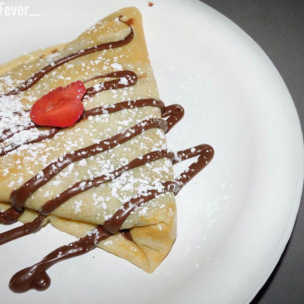 Nutella with strawberries Nutella with strawberries