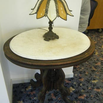 Millville Free Public Library - Cool lamp and table - Libraries Near Me - Millville, Massachusetts