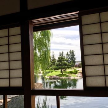 The Japanese Garden - View from the tea house - Botanical Gardens Near Me - Van Nuys, California