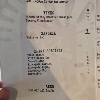 Echo Tap & Grille - happy hour menu - Bars Near Me - Mountainside, New Jersey