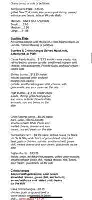 Menu photo 8 Rigo's Mexican Restaurant Greeley, CO