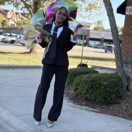 A recent graduate! A recent graduate!