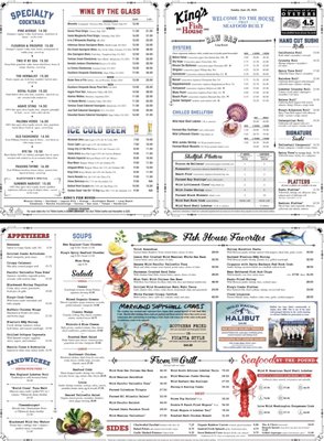 Menu photo 1 King's Fish House - Pine Ave Long Beach, CA Menu photo 1 King's Fish House - Pine Ave Long Beach, CA