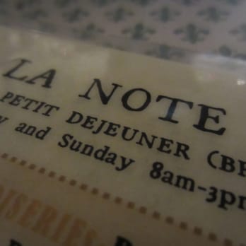 La Note - Menu - French Near Me - Berkeley, California La Note - Menu - French Near Me - Berkeley, California