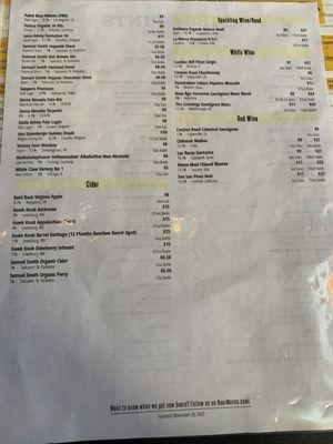 Menu photo 8 Pies & Pints Charleston, WV