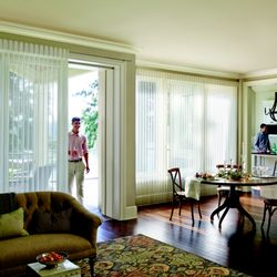 Blinds And Shutters Now - AN Luminette Privacy Sheers Living Room After