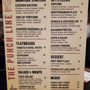 Punch Line - Menu - Comedy Clubs Near Me - San Francisco, California Punch Line - Menu - Comedy Clubs Near Me - San Francisco, California