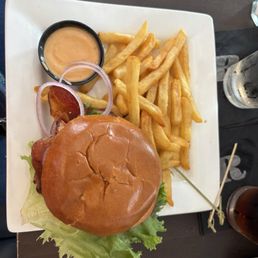 Crab cake BLT with FF