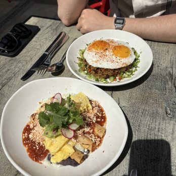 Trust - Rolled tacos con huevos and fried rice - New American Near Me - San Diego, California