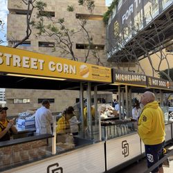 Street corn and Micheladas