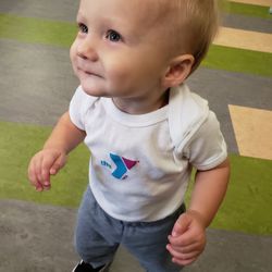 Sanford-Springvale YMCA - My little man at Child watch while mom gets her spin on! He loves the YMCA! He's been coming here with mom even while in her belly :)