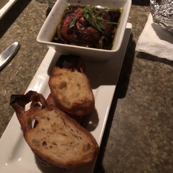 Bar Acuda - Their take on bruschetta- toast was a little to toasty - Tapas Bars Near Me - Hanalei, Hawaii