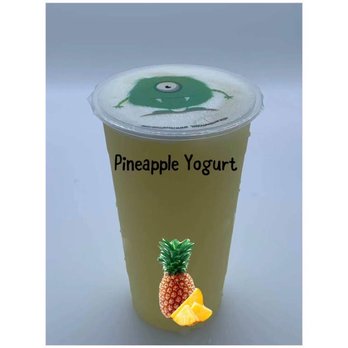 Yabarr Tea - Pineapple yogurt - Bubble Tea Near Me - Indianapolis, Indiana
