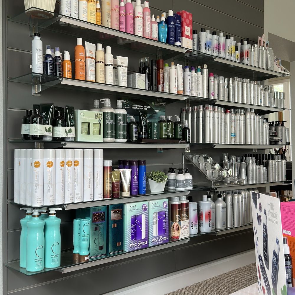 Capelli Salon - Product wall - Nail Salons Near Me - Cumberland, Wisconsin Capelli Salon - Product wall - Nail Salons Near Me - Cumberland, Wisconsin